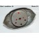Complete orange indicator light (chromed)