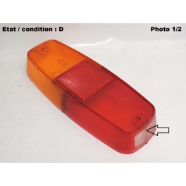 Taillight with licence plate light lens LEP E11 6414/7492