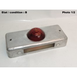 Taillight with licence plate light lens