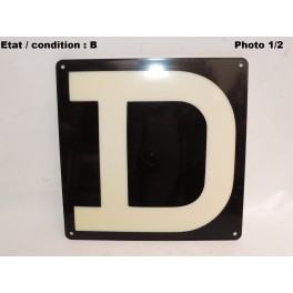 Traffic sign &ldquo;D&rdquo; (225x225)