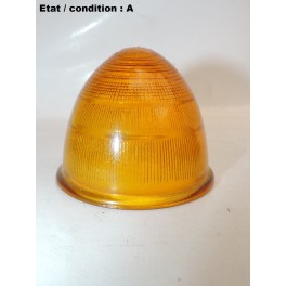 SCINTEX R6 1838/14 - Ogival light lens (amber, ribbed side)