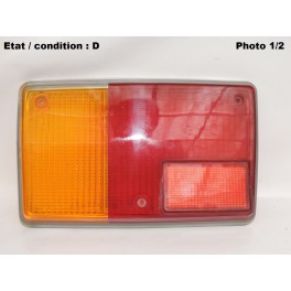 Left taillight lens SEIMA 646G (silver)