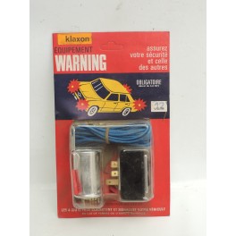 12V - Kit signal de feux d&eacute;tresse warning complet KLAXON