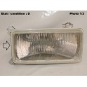 Right headlight H4 HELLA 1AG122058-001