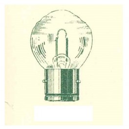 BA21s - Lampe 6V / 8V 32B incolore (sph&egrave;re ondul&eacute;e)