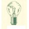 BA15d - Lampe 6V / 8V 21/3B ergots symétriques (sphère ondulée)