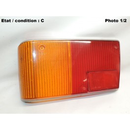 Left taillight lens QUILLERY 25271 (silver)