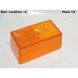 ARA 723 - Cabochon feu position lat&eacute;ral-catadioptre orange
