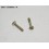 Pair of galvanized steel-bichromate screws 25mm