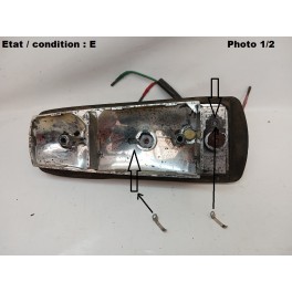 Platine feu arri&egrave;re gauche SEIMA 637 (chrom&eacute;)