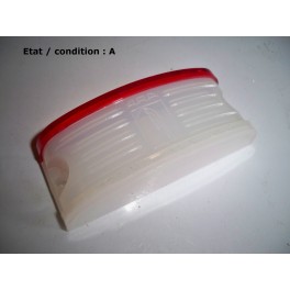 ARA 220H - Cabochon feu gabarit blanc/rouge