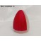 Cabochon feu gabarit rouge/blanc "obus" AUTEROCHE
