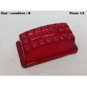 Cabochon feu arrière rouge AUTEROCHE (plastique)