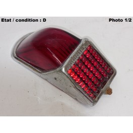 Cabochon feu arri&egrave;re SCINTEX Ruby (stri&eacute;)