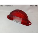 Taillight lens with licence plate light