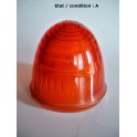 Cabochon feu clignotant orang "obus" SEIMA (verre)