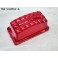 Red taillight lens AUTEROCHE (plastic)