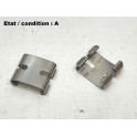 Pair of retaining clips for headlight glass CIBIE