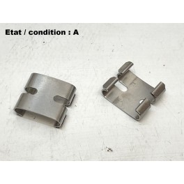 Pair of retaining clips for headlight glass CIBIE