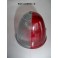 Cabochon feu gabarit rouge/cristal "obus" SEIMA 405 (plastique)