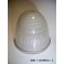 Cabochon feu blanc "obus" SEIMA 8B (verre)