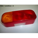 Left taillight + licence plate light lens MAD