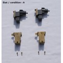 Paire correcteurs de phares &agrave; r&eacute;glage manuel hydraulique CIBIE 003540