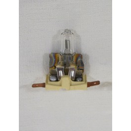 Lampe H2 12V 100W soud&eacute;e sur porte-lampe