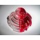 Cabochon feu gabarit cristal rouge SEV MARCHAL 220