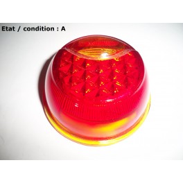 Cabochon feu arri&egrave;re rouge + &eacute;clairage plaque immatriculation (verre)