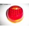 Taillight + licence plate light lens (glass)
