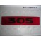 Plaque décorative arrière rouge "305"
