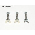 Screws kit (60mm) for 4-headlights kits MORETTE