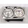 Right complete double headlight H4 + H1 CIBIE