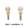 Pair of cristal screws 52mm