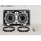 Cuvelage + platine phare droit BOSCH 0302300004