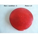 Cabochon feu clignotant arri&egrave;re rouge Rondo GELBON 51208