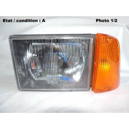 Left European Code headlight with indicator SIEM 9700 / 9716
