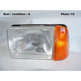 Left H4 headlight with indicator CARELLO 607