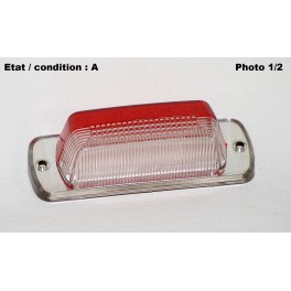 SEIMA 3043 - Red and transparent clearance light lens