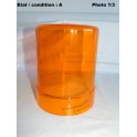 Red rotating beacon lens SEV MARCHAL 64040403