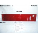 Red decorative plate "R14"