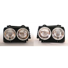 Pair of headlights H4 + H1 MORETTE CIBIE
