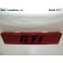 Red decorative plate "Samba"